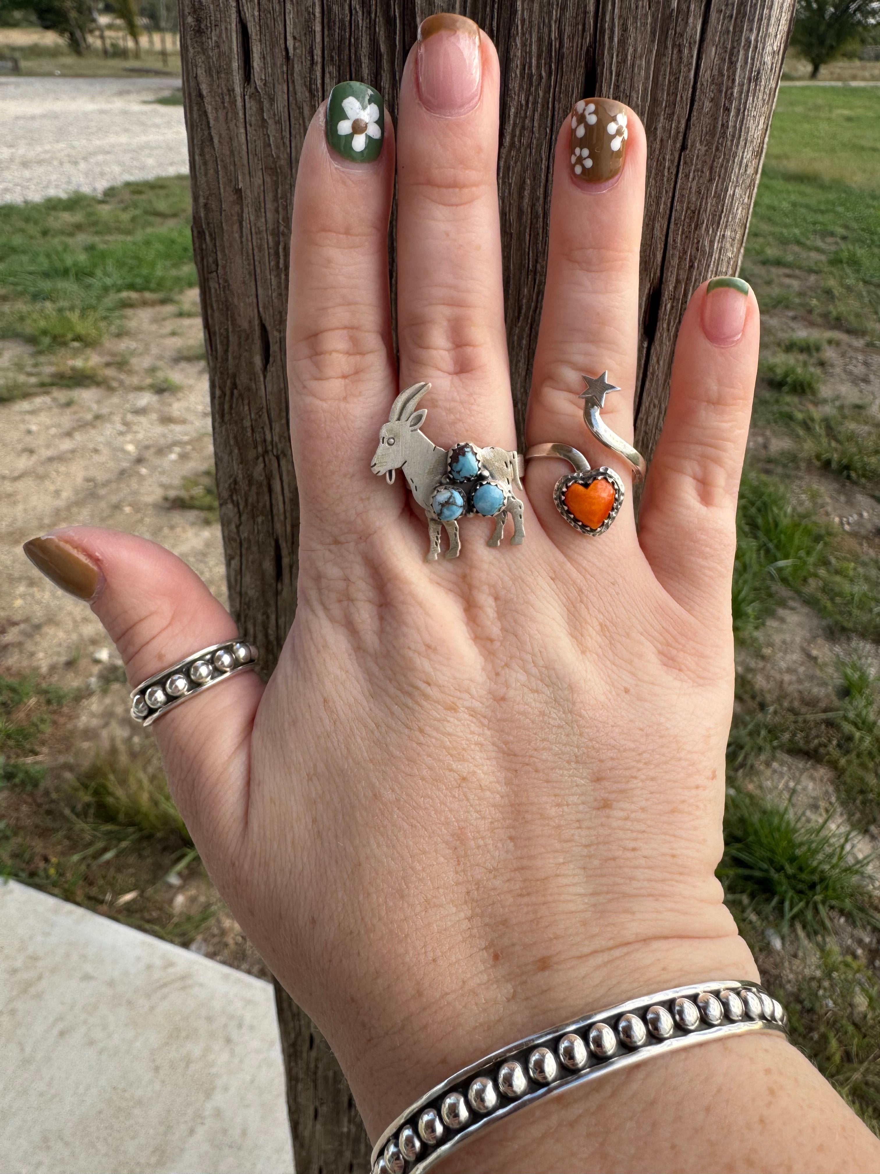 Goat Adjustable Golden Hills Ring #2 – Waylon’s Rockin Boutique